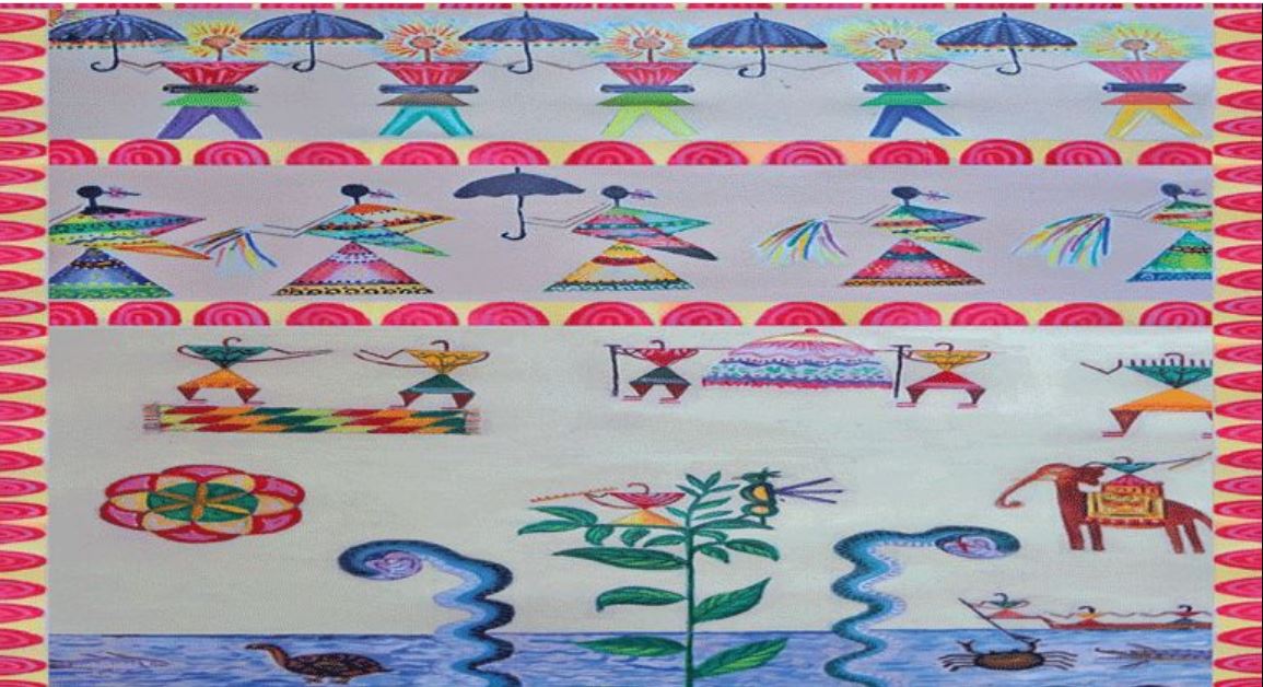 लोक चित्रकलामा आधारित थारु समुदायको अष्टिम्की